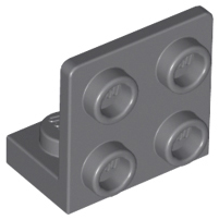 gris, grey Angle Plate Bracket 1x2 2x2 NEUF NEW 8 x LEGO 99207 Plaque Support 