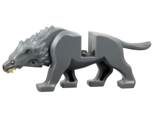 Warg Body with Dark Brown Nose Pattern