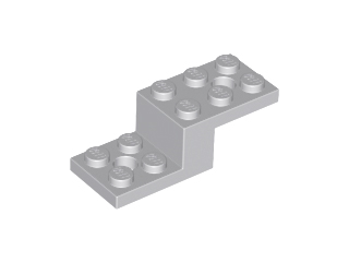 Lot x6 lego brick grey grey brick bracket 5x2x1-6028811 11215