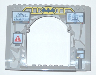 Panel 4 x 16 x 10 with Batman Logo, Joker and Car Pattern