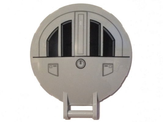 Dish 6 x 6 Inverted with Bar Handle with SW TIE Striker Hatch Pattern