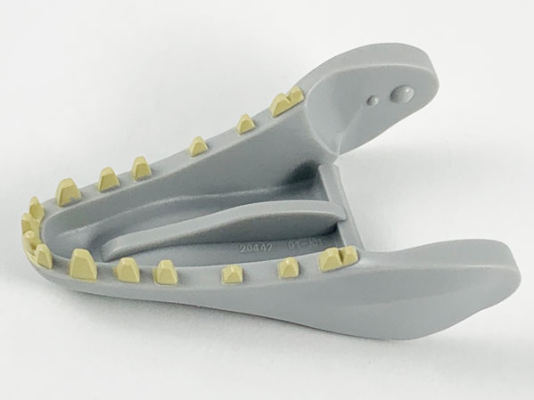 Dinosaur Jaw Lower Indominus rex with Tan Teeth Pattern