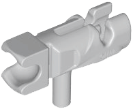 Minifigure, Weapon Gun, Mini Blaster / Shooter / Fire Nozzle with Tow Ball Socket