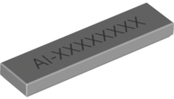 Tile 1 x 4 with AI-xxxxxxxx Pattern