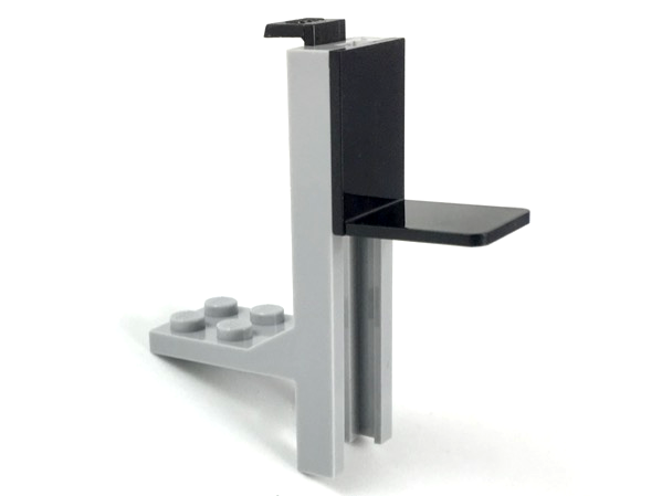 Vehicle, Forklift 2 x 2 Plate with Black Fork