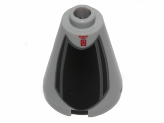 Cone 2 x 2 x 2 - Open Stud with B-wing Cockpit Pattern