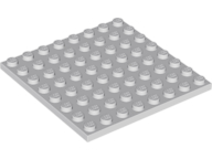 LEGO x 1 Light Bluish Gray  Baseplate 8x8-41539  NEUF 