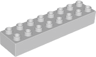 Duplo, Brick 2 x 8