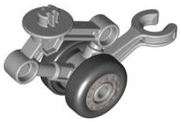 Duplo Airplane Landing Gear Large with 2 Wheels and Clip