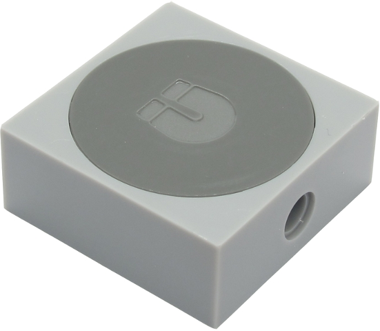 Magnet Brick 4 x 4 x 1 1/3 No Studs and 2 Pin Holes