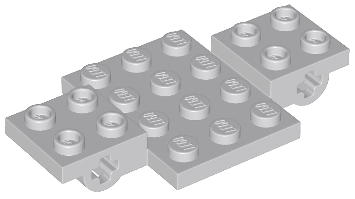 Vehicle, Base 4 x 7 x 2/3 with Axle Holes