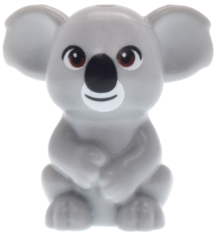 Koala, Mini Doll Style with Reddish Brown Eyes and Black and White Nose and Face Pattern (Friends Teddy, Snuggles)