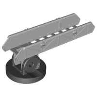 Duplo Ladder Telescoping Lower Section on Black Turntable