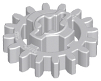 10x Lego ® Technic 94925 Gear/Gears 16 Teeth NEW-Light Grey New Grey Gear 