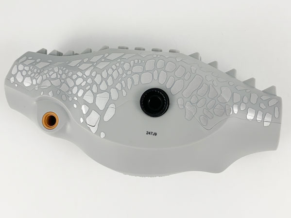 Dinosaur Body Indominus rex / Carnotaurus / Allosaurus with Silver Scales Pattern