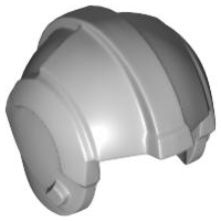 Minifigure, Headgear Helmet SW Rebel Pilot, Plain