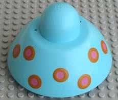 Primo Stacking Base Round Small with Top Stud with Dots Pattern