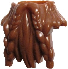 Minifigure Beard, Full with Braided Moustache Ends (Gimli)