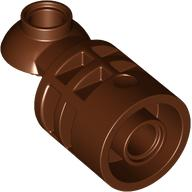 Technic Rotation Joint Cylinder with Pin Hole and Rotation Joint Ball Half