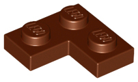 LEGO 30 x eckplatte piatto rosse-marroni Reddish Brown Plate 2x2 Corner 2420 4211257 