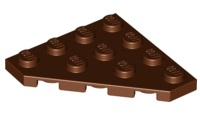 Details about   LEGO® Reddish Brown Wedge Plate 4 x 4 Part 30503 