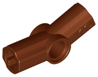 Lego 5 New Reddish Brown Technic Axle Pin Connector Angled #3-157.5 Degrees