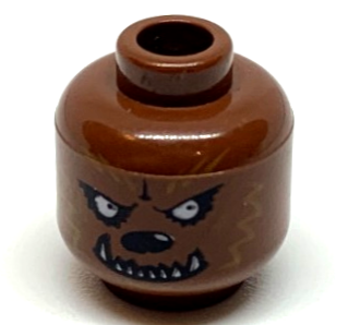Minifigure, Head Werewolf Pattern