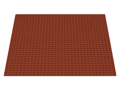 Lego New Reddish Brown Baseplate 32 x 32 Dot 10" x 10" Plate Platform Piece 