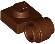 Part 4081b Plate Modified 1 x 1 with Light Attachment Thick