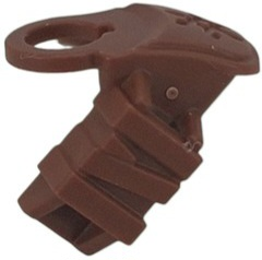 Minifigure Armor Shoulder Pad with Debossed Shuriken Throwing Star and Scabbard for 1 Katana