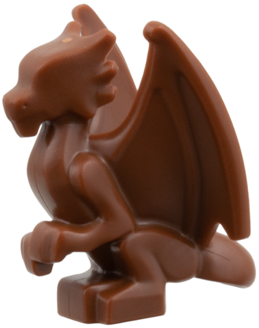 Dragon, Baby, Perched with Folded Wings