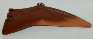 Dinosaur Wing Pteranodon - Right with Marbled Medium Nougat Edge Pattern