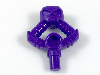 Minifigure, Weapon Djinn Blade Hilt with Skull and Bar