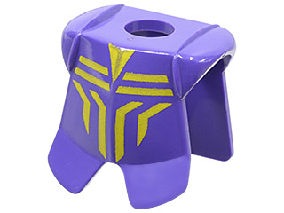 Minifigure Armor Breastplate with Leg Protection with Danju Geometric Pattern