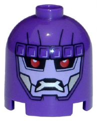 Brick, Round 2 x 2 x 1 2/3 Dome Top with Sentinel Face Pattern