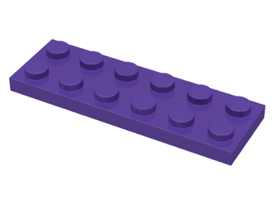 SOME DIS COLOURED LEGO PART 3795 2 x 6 BLUE PLATE x 12 