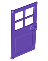 NEUF * 60623 2 x Lego portes 1x4x6 Dans Violet Foncé