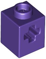 Technic, Brick 1 x 1 with Axle Hole