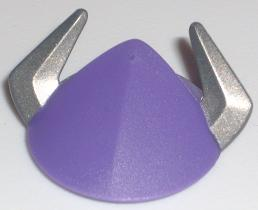 Large Figure Head Top with Silver Horns Pattern (Zurg)