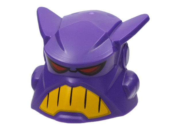 Large Figure Head with Red Eyes and Yellow Teeth Pattern (Emperor Zurg)