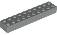 LEGO  3007 Medium Stone Grey  2x8-10x Used Bricks Star Wars  