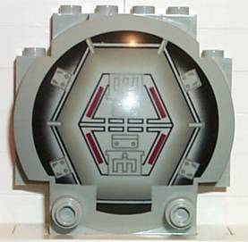 Windscreen 3 x 6 x 5 Bubble with Millennium Falcon Hatch Pattern