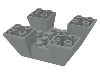 LEGO 30373 65 invertito 65 6x6x2 Quad con aperture dappertutto-selezionare Qtà & col REGALO-NUOVO 