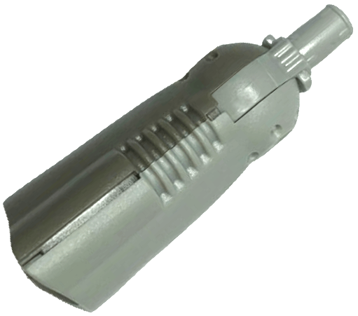 Galidor Limb Mechanical Short with Rotation Joint Socket and Pin and Dark Gray Left Side