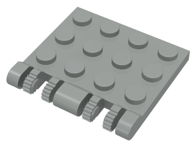 Details about   LEGO® Dark Gray Hinge Plate 3 x 4 Locking Dual 2 Finger Design ID 44570