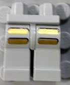 Hips and Legs with Astrobot Gold Ribbing Pattern