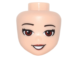 Mini Doll, Head Friends with Dark Red Eyes Pattern (Sira)