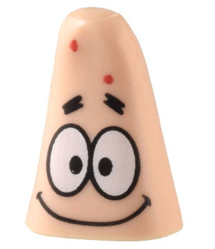 Minifigure, Head, Modified Patrick Pattern
