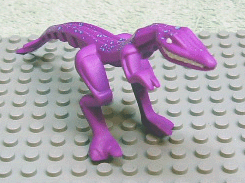 LEGO New Light Purple Dino Mutant Lizard Blue Specks on Back 2005 7-16 