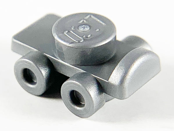 10 NEW LEGO Minifigure Footgear Roller Skate Flat Silver